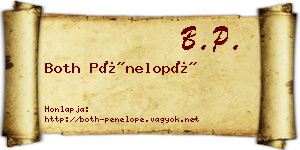 Both Pénelopé névjegykártya